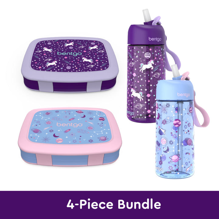 Bentgo Kids Prints Lunch Boxes & Water Bottles T7