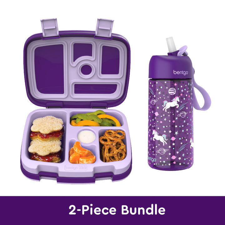 Bentgo Kids Prints Lunch Box & Water Bottle T2